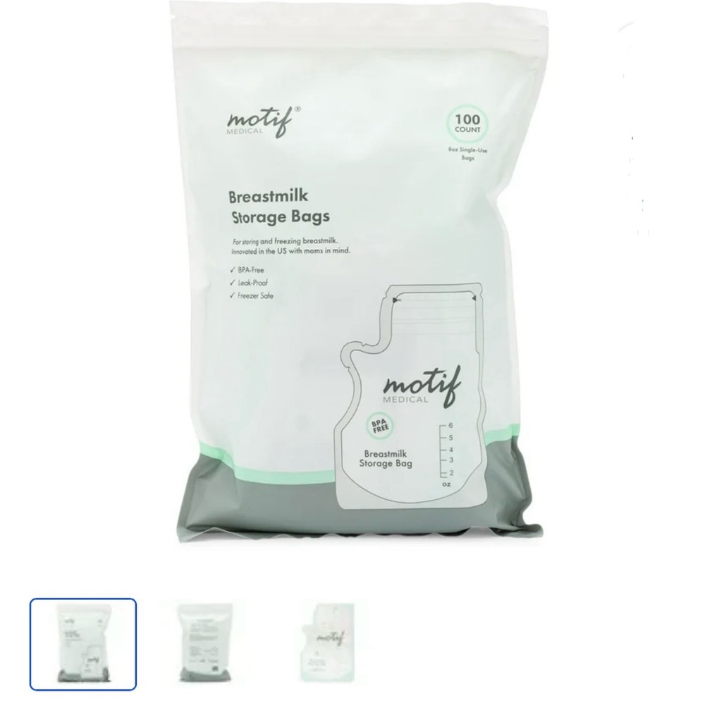 Breastmilk Storage Bags - 800 clear plastic sleeves